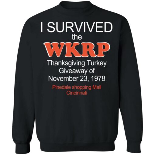 I survived the WKRP turkey drop Thanksgiving Turkey shirt $19.95 redirect03302021230345 8
