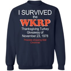 I survived the WKRP turkey drop Thanksgiving Turkey shirt $19.95 redirect03302021230345 9