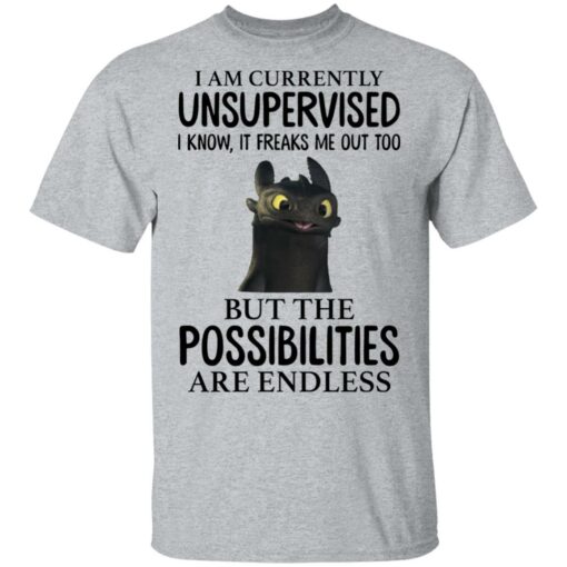 Toothless i’m currently unsupervised i know it freaks me out too shirt $19.95 redirect05172021030533 1