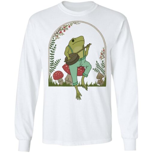 Frog Playing Banjo on Mushroom shirt $19.95 redirect05182021030554 5