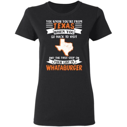You know you’re from Texas when you go back to visit shirt $19.95 redirect05192021040513 2