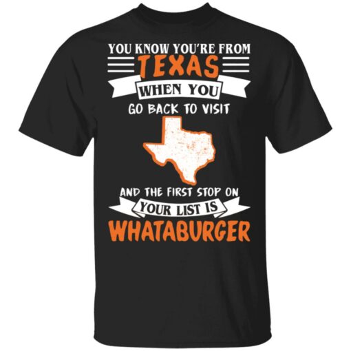 You know you’re from Texas when you go back to visit shirt $19.95 redirect05192021040513