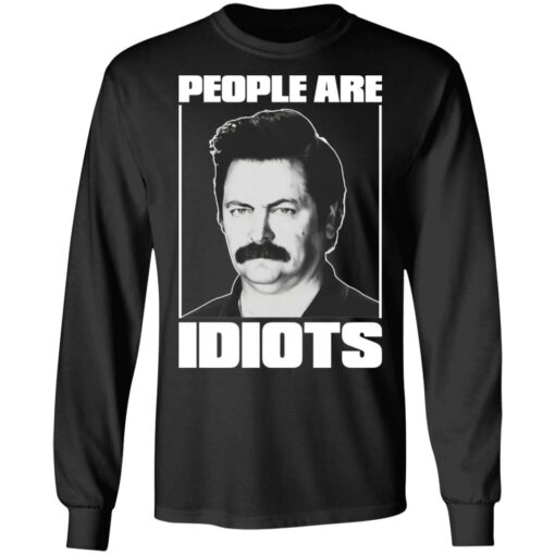 Ron Swanson people are idiots shirt $19.95 redirect05202021020510 4