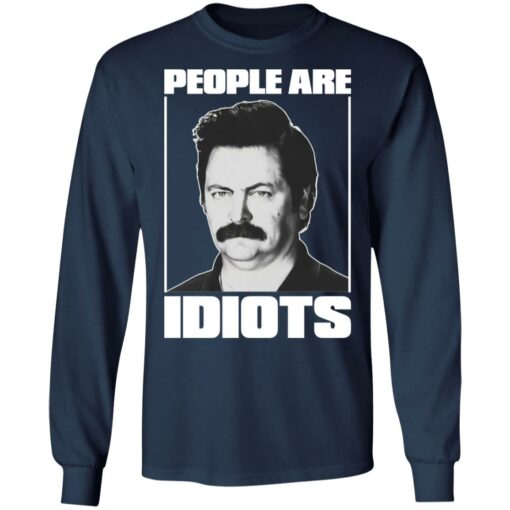 Ron Swanson people are idiots shirt $19.95 redirect05202021020510 5