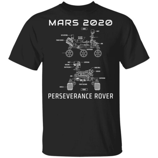Mars 2020 perseverance rover blueprint shirt $19.95 redirect05202021020555