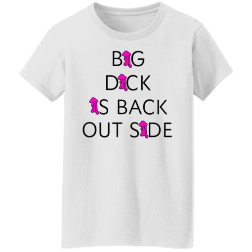 Big dick is back outside and loving it shirt $25.95 redirect07252021220724 4