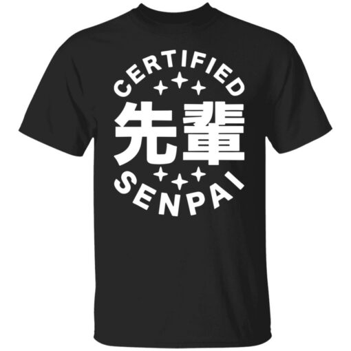 Certified senpai shirt $19.95 redirect08022021220842