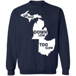 Up high down low too slow shirt $19.95 redirect08022021220854 10