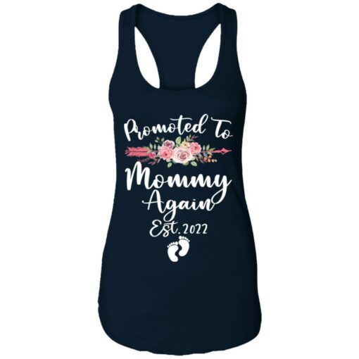 Womens promoted to mommy again est 2022 shirt $19.95 redirect08042021040820 13