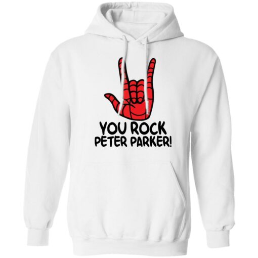Hand you rock peter parker shirt $19.95 redirect08092021000855