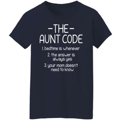 The aunt code bedtime is whenever shirt $19.95 redirect08092021050810 3