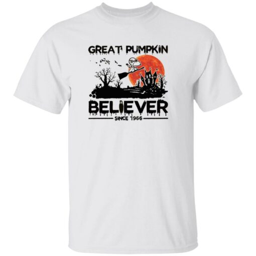 Snoopy great pumpkin believer since 1966 shirt $19.95 redirect08102021040841
