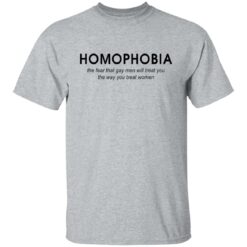 Homophobia the fear that gay men will treat you shirt $19.95 redirect08132021210812 1