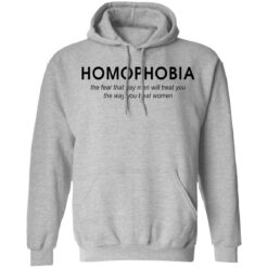 Homophobia the fear that gay men will treat you shirt $19.95 redirect08132021210812 6