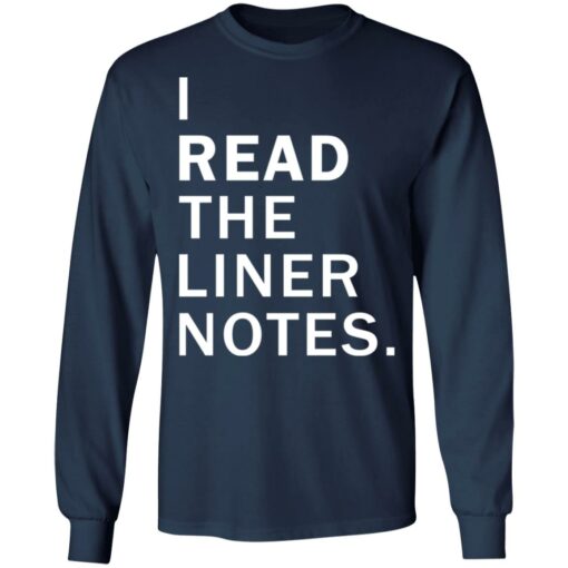I read the liner notes shirt $19.95 redirect08132021210859 5