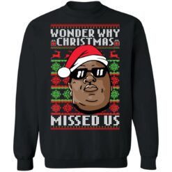 Notorious B.I.G. wonder why christmas missed us Christmas sweater $19.95 redirect09012021050906 8