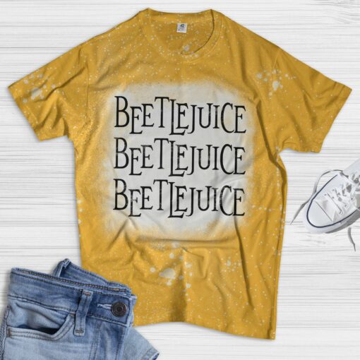 Beetlejuice Bleached shirt $19.95 gold