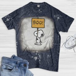 Snoopy Boo Bleached shirt $19.95 navy 4