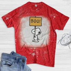 Snoopy Boo Bleached shirt $19.95 red 4
