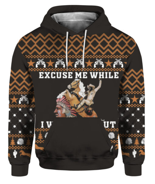 Blazing Saddles excuse me while i whip this out Christmas sweater $29.95 39rpj6rotml4vm7cdevc38buam APHD colorful front