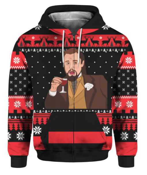 Laughing Leo Christmas sweater $29.95 4mlo4v12j9ir2uam97bkjtv0il APZH colorful front