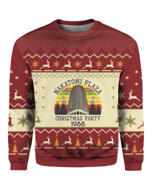 Nakatomi plaza Christmas party 1988 sweater $29.95 5nsjj3g50log24a5m4a46bue1m APCS colorful front