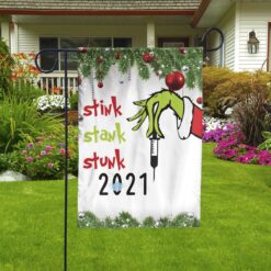 Stink stank stunk 2020 vertical garden flag mockup
