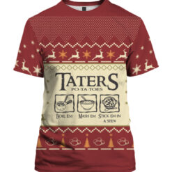 Lord Of The Rings Taters Potatoes Christmas Sweater $29.95 d81b7fc9637cc42c86208190016dcca0 APTS Colorful front