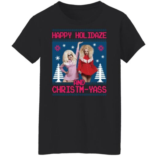 Trixie and Katya happy holidaze and christmyass Christmas sweater $19.95 redirect10052021031029 11