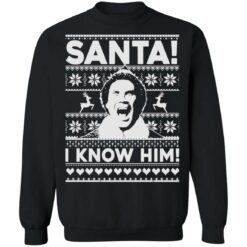 Buddy Hobbs Santa i know him Christmas sweater $19.95 redirect10052021071036 6