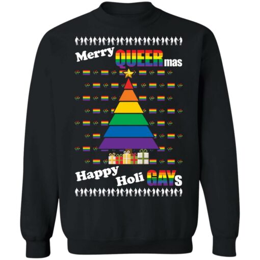Merry queermas happy Holidays Christmas sweater $19.95 redirect10052021091007 6