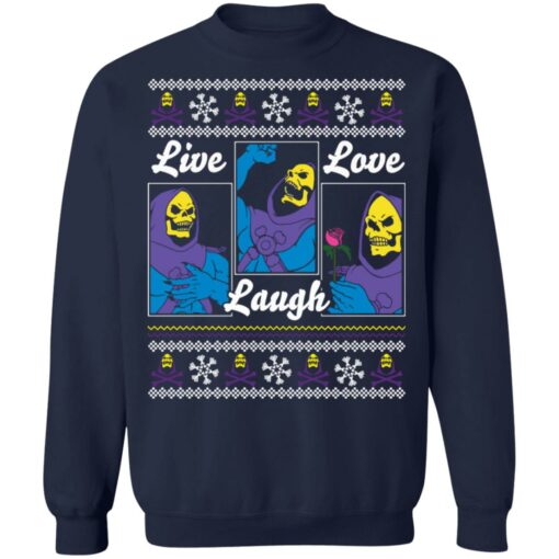 Death live laugh love Christmas sweater $19.95 redirect10052021211009 1