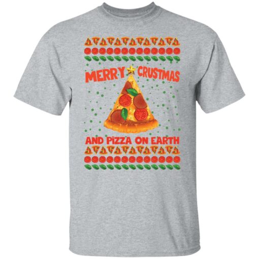 Merry crustmas and pizza on earth Christmas sweater $19.95 redirect10052021221044 9