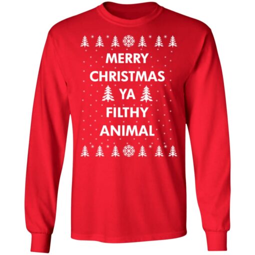 Merry Christmas ya filthy animal Christmas sweater $19.95 redirect10072021041031 1