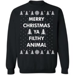 Merry Christmas ya filthy animal Christmas sweater $19.95 redirect10072021041031 5