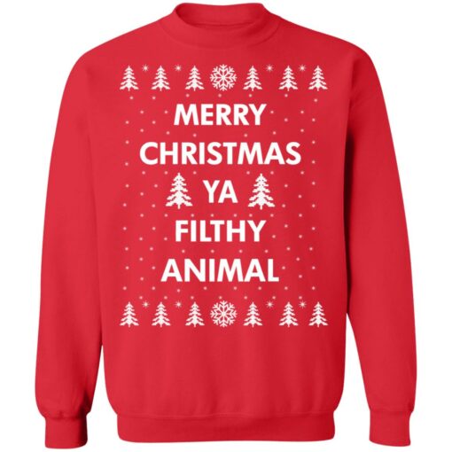 Merry Christmas ya filthy animal Christmas sweater $19.95 redirect10072021041031 7