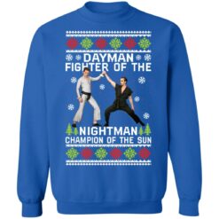 Dayman fighter of the nightman champion of the sun Christmas sweater $19.95 redirect10072021051025