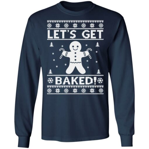 Gingerbread man let's get baked Christmas sweater $19.95 redirect10072021211046 2