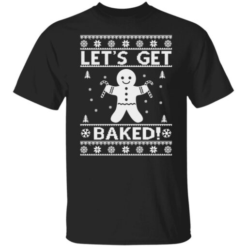 Gingerbread man let's get baked Christmas sweater $19.95 redirect10072021211047 5