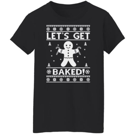 Gingerbread man let's get baked Christmas sweater $19.95 redirect10072021211047 6
