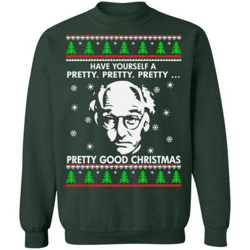 Larry David have yourself a pretty good Christmas sweater $19.95 redirect10072021221026 8