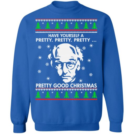 Larry David have yourself a pretty good Christmas sweater $19.95 redirect10072021221026 9