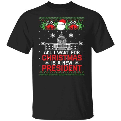 All i want for Christmas is a new president Christmas sweater $19.95 redirect10112021011043 10