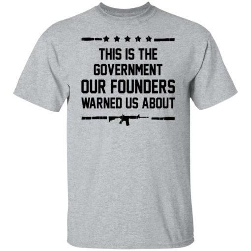 This is the government our founders warned us about shirt $19.95 redirect10112021031006 5