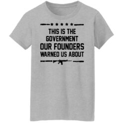 This is the government our founders warned us about shirt $19.95 redirect10112021031006 7