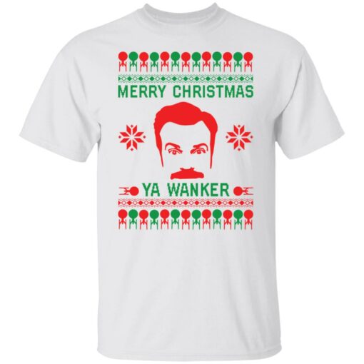 Ted Lasso Merry Christmas ya wanker Christmas sweater $19.95 redirect10122021051024 4