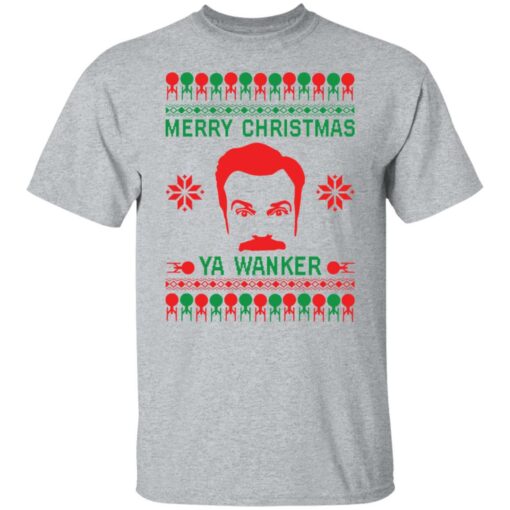 Ted Lasso Merry Christmas ya wanker Christmas sweater $19.95 redirect10122021051024 5
