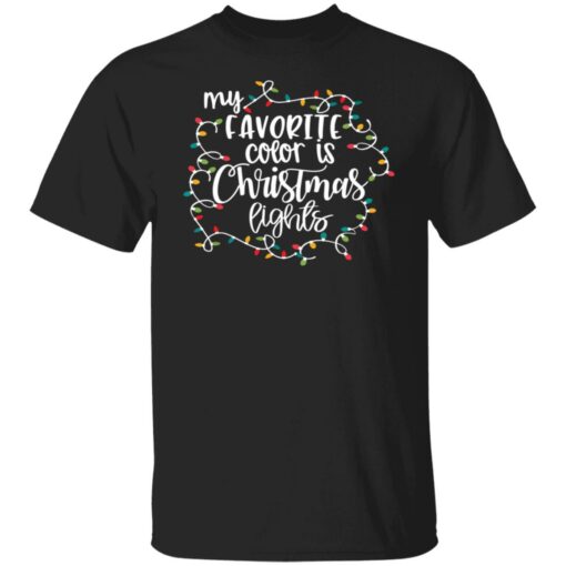 My favourite color is Christmas lights Christmas sweater $19.95 redirect10122021061036 10