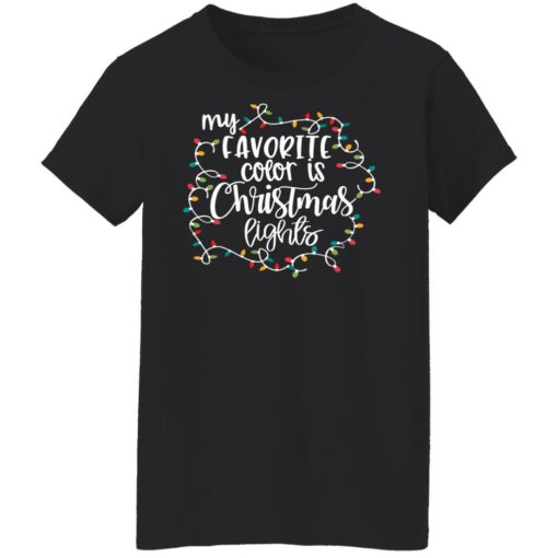 My favourite color is Christmas lights Christmas sweater $19.95 redirect10122021061036 11