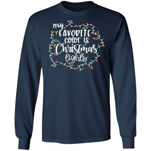 My favourite color is Christmas lights Christmas sweater $19.95 redirect10122021061036 2